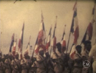 Défilé officiel au Cameroun, 1955