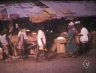 Marché de Douala, 1955