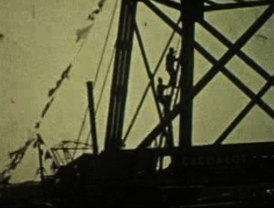 Le port de Casablanca, 1952