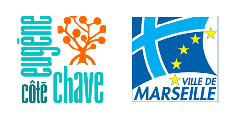 logos association côté Eugène Chave - Logo Ville de Marseille