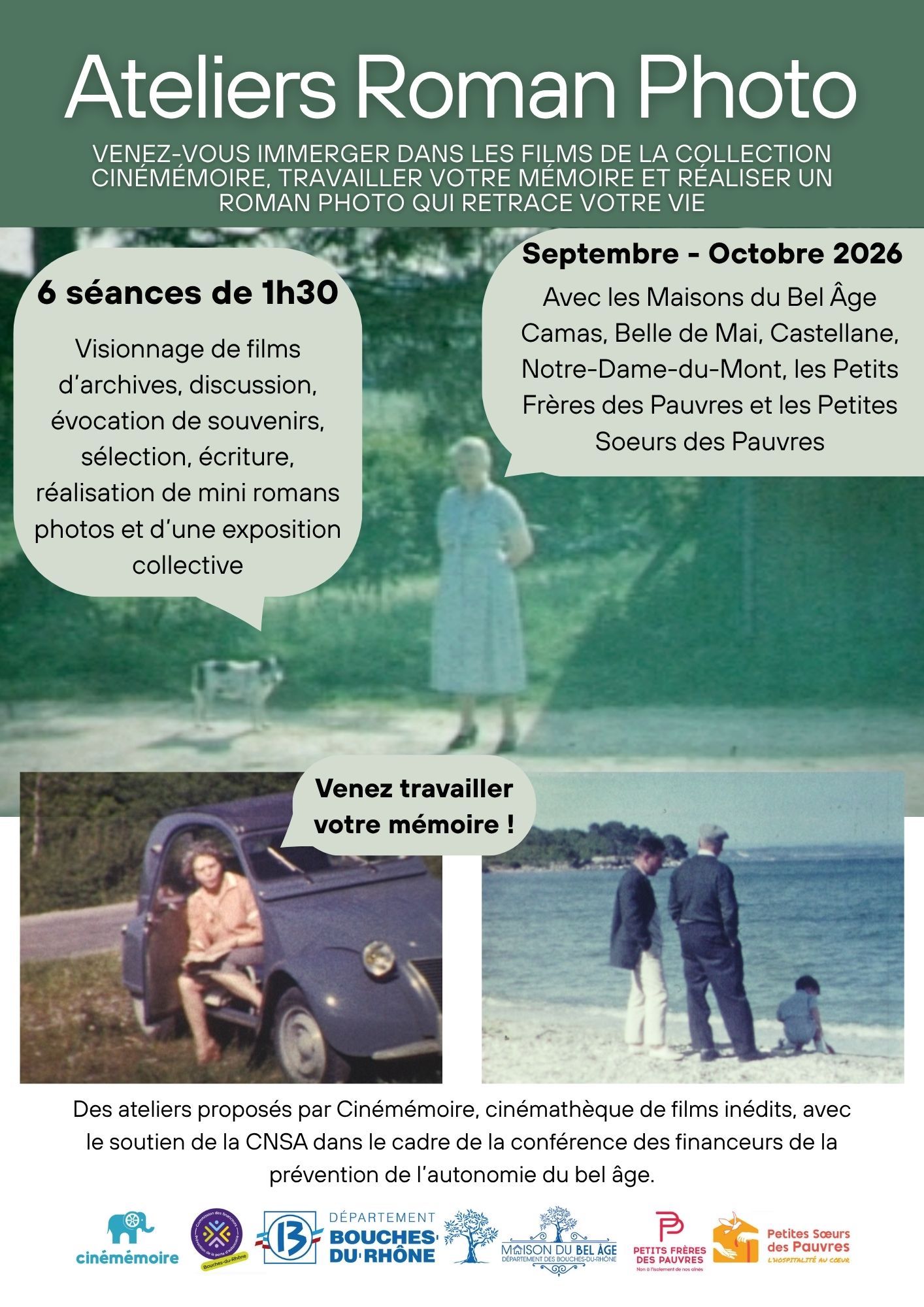 Ateliers cinéma et Mémoire 2026