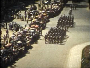 Défilé militaire à Manakara, années 50