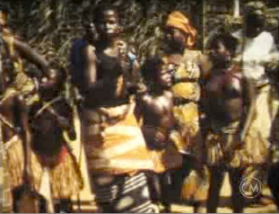 Danses africaines à Bangui, 1961